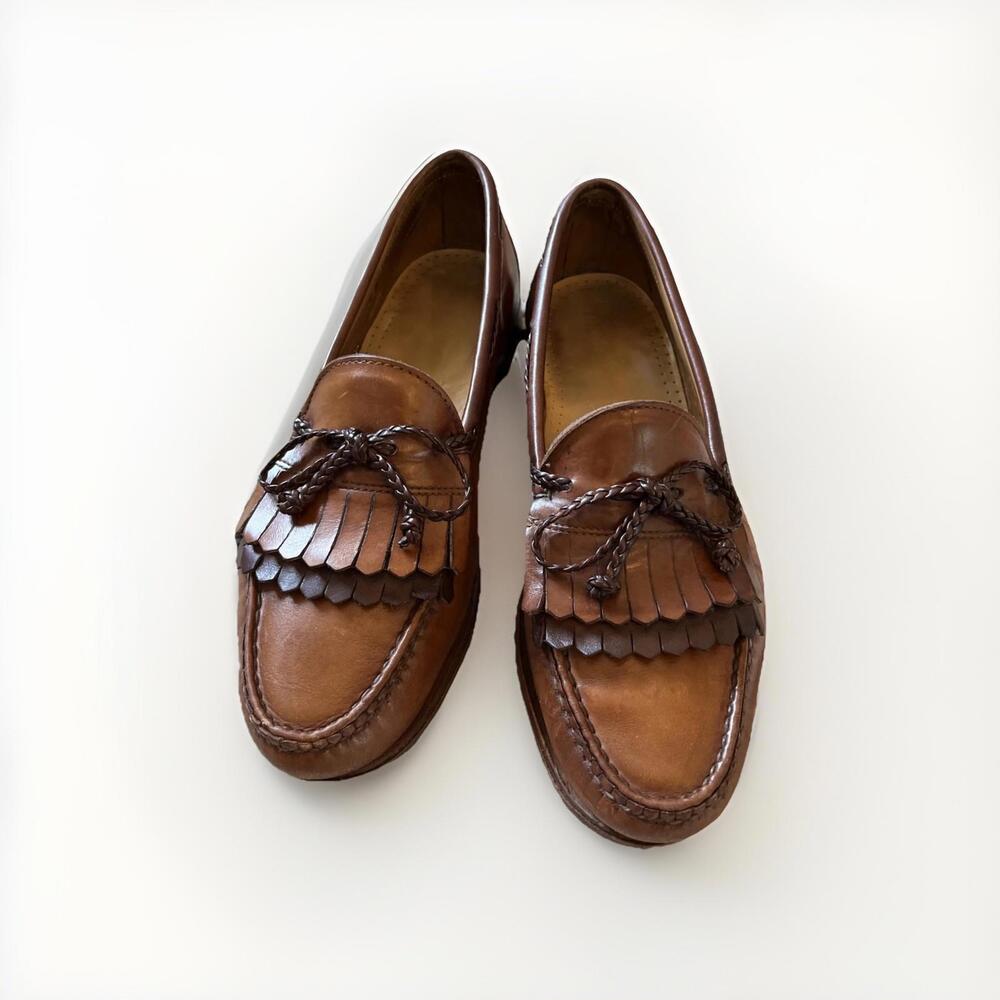ALLEN EDMONDS MENS TASSEL LOAFERS 10D GOOD CONDITION!